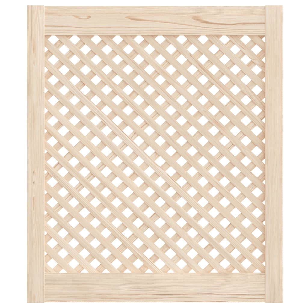 Ante con Design a Reticolo 2 pz 59,5x69 cm in Legno di Pino