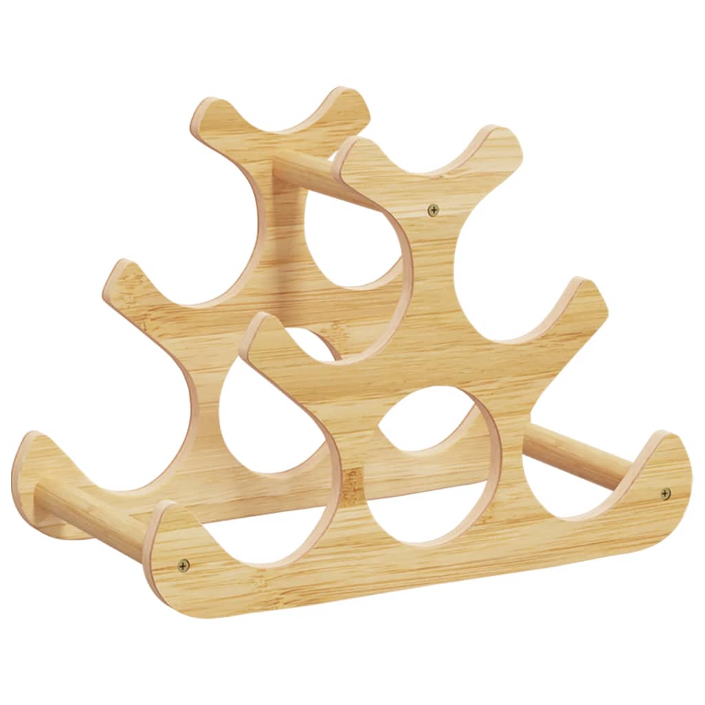 Portabottiglie di Vino per 6 Bottiglie 35x18x25,5 cm in BambÃ¹