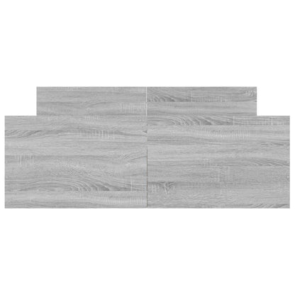 Giroletto con Testiera e Pediera Grigio Sonoma 120x200 cm