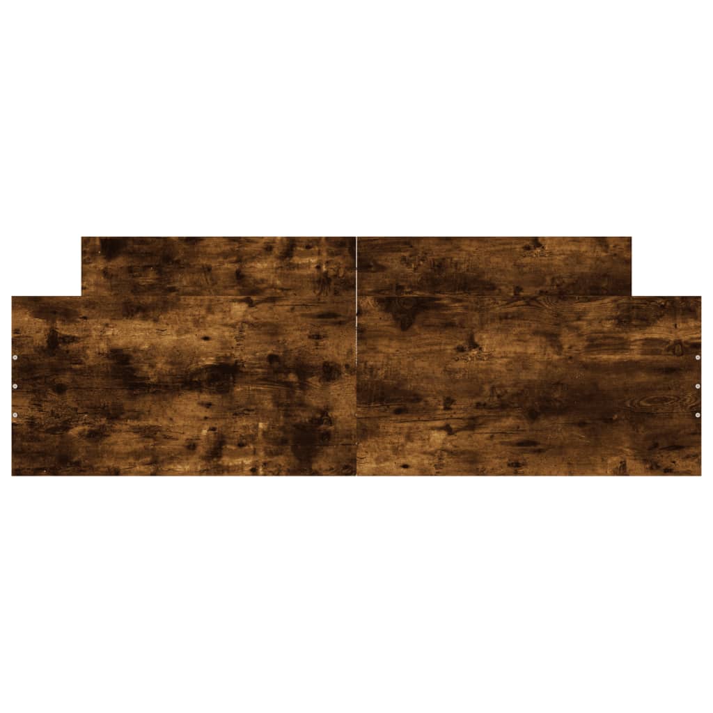 Giroletto con Testiera e Pediera Rovere Fumo 150x200 cm
