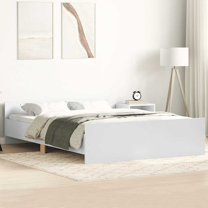 Giroletto con Testiera e Pediera Bianco 120x190 cm