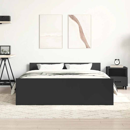 Giroletto con Testiera e Pediera Nero 120x190 cm