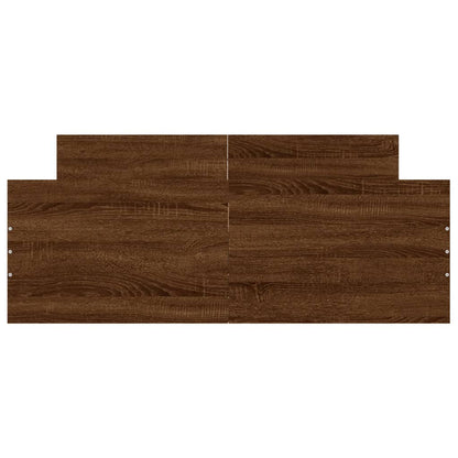 Giroletto con Testiera e Pediera Rovere Marrone 120x190 cm