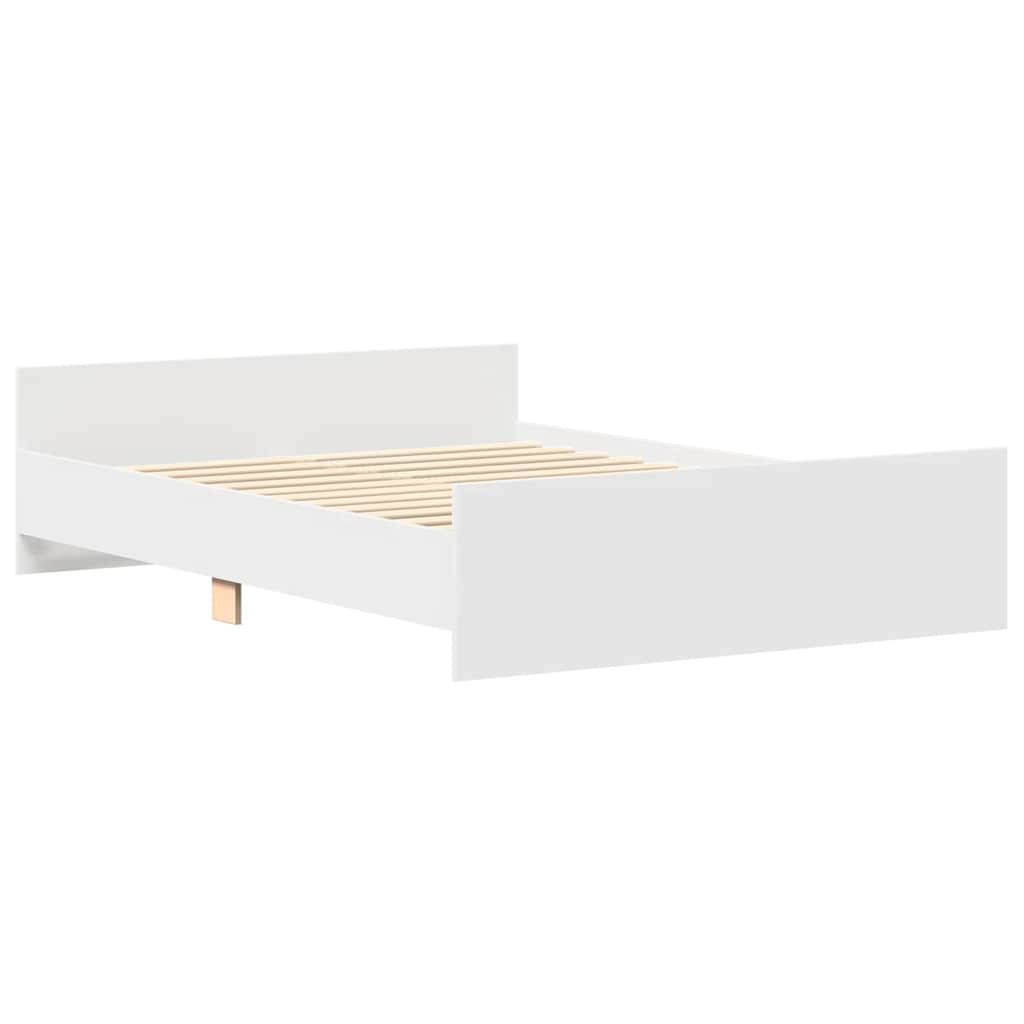 Giroletto con Testiera e Pediera Bianco 140x190 cm