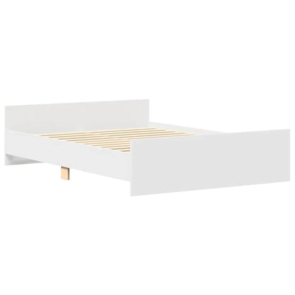 Giroletto con Testiera e Pediera Bianco 140x190 cm