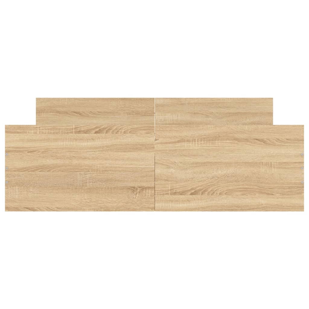 Giroletto con Testiera e Pediera Rovere Sonoma 140x190 cm