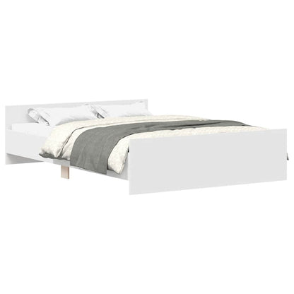 Giroletto con Testiera e Pediera Bianco 135x190 cm