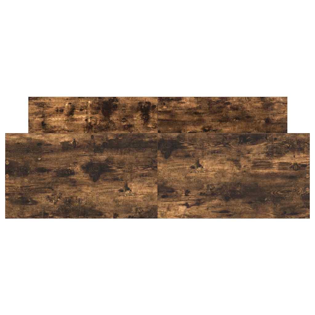 Giroletto con Testiera e Pediera Rovere Fumo 135x190 cm