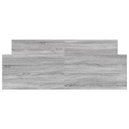 Giroletto con Testiera e Pediera Grigio Sonoma 135x190 cm