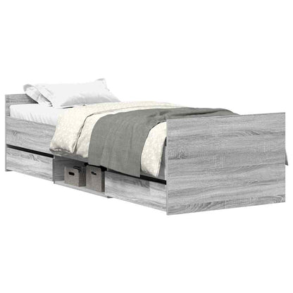 Giroletto senza Materasso Rovere Sonoma 90x190 cm