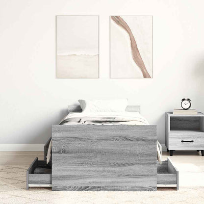 Giroletto senza Materasso Rovere Sonoma 90x190 cm