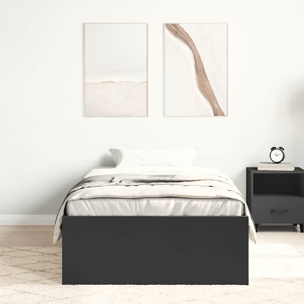 Giroletto Nero 75x190 cm Small Single