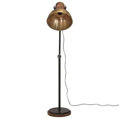 Lampada da Terra 25 W Ottone Anticato 30x30x100-150 cm E27