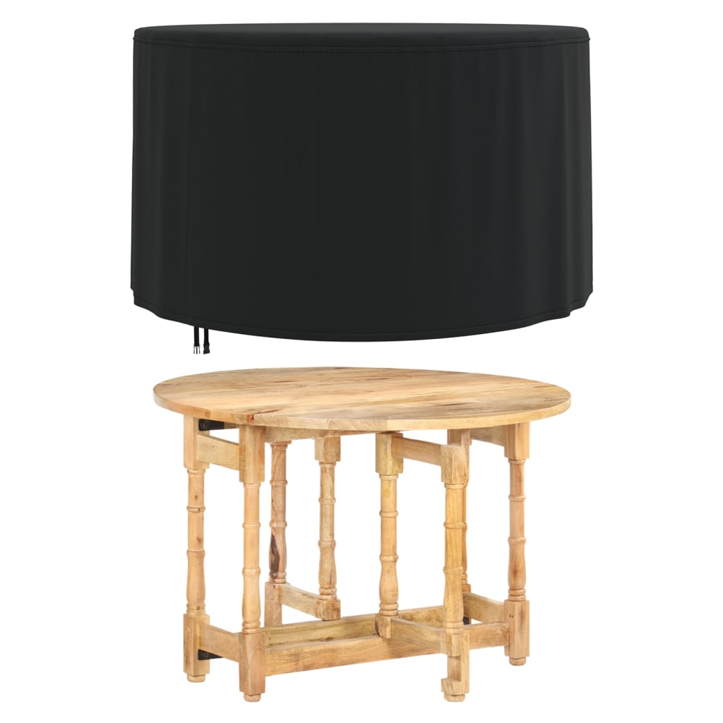 Copertura per Mobili da Giardino Nera Ø 128x71 cm 420D Oxford