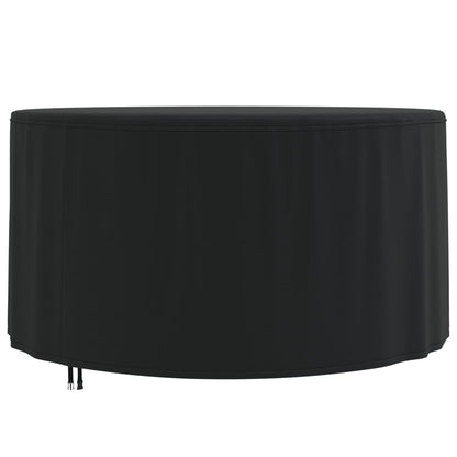 Copertura Mobili Giardino Rotonda Nera Ø 157x71 cm 420D Oxford