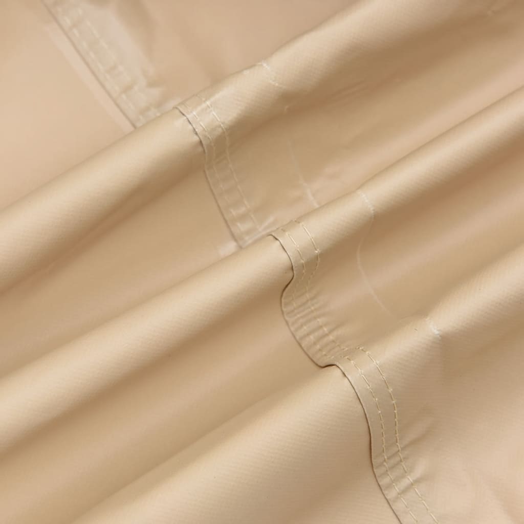 Copertura Mobili Giardino Rotonda Beige Ø 244x71 cm 600D Oxford
