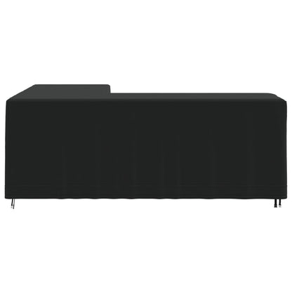 Copertura per Divano a L Nera 254x254x80 cm 420D Oxford