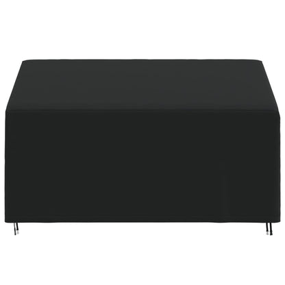 Copertura per Panca a 3 Posti Nera 165x70x65/94 cm 420D Oxford