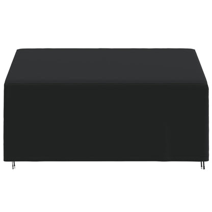 Copertura per Panca a 3 Posti Nera 175x85x68/94 cm 420D Oxford