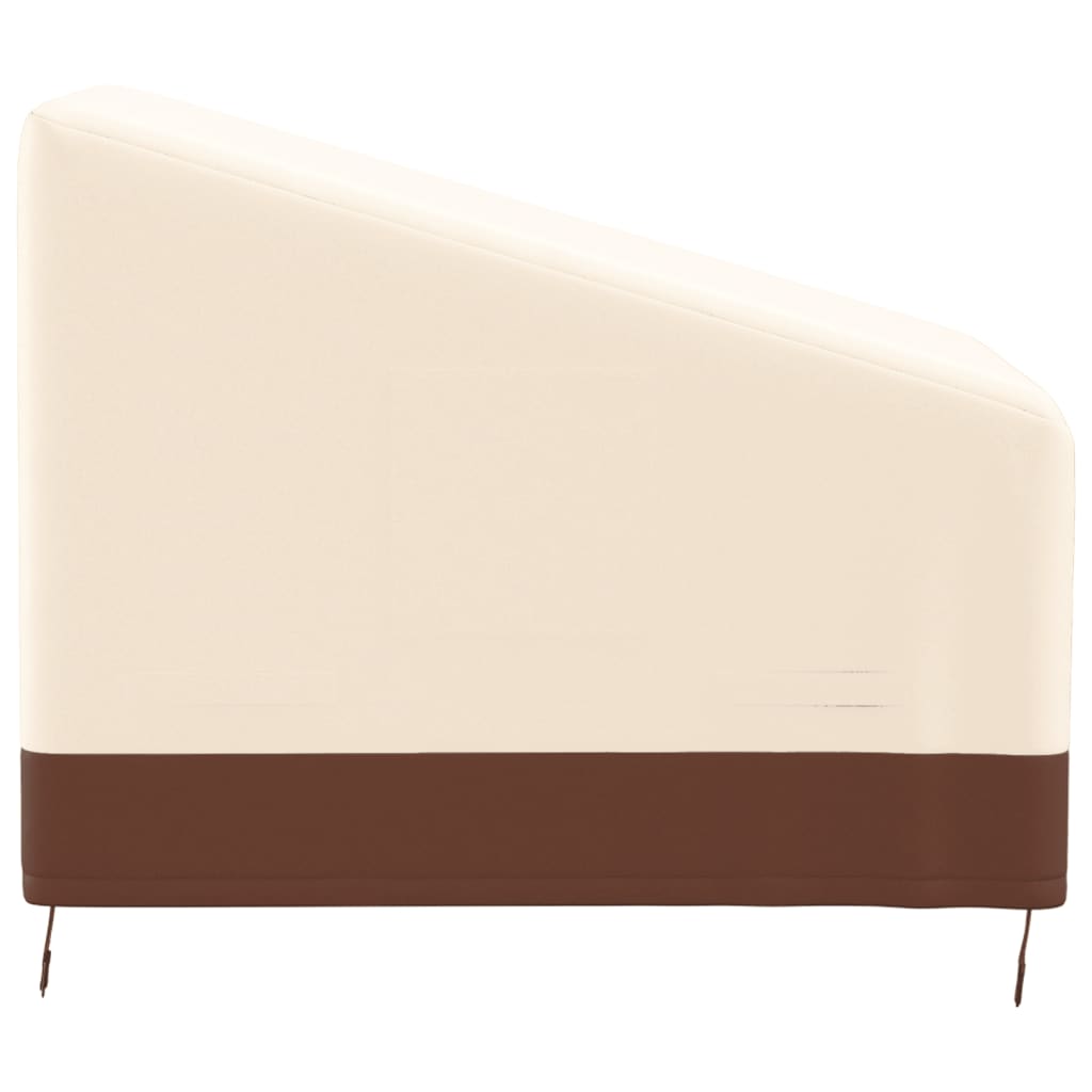 Copertura Poltrona da Giardino Beige 79x97x48/74 cm 600D Oxford