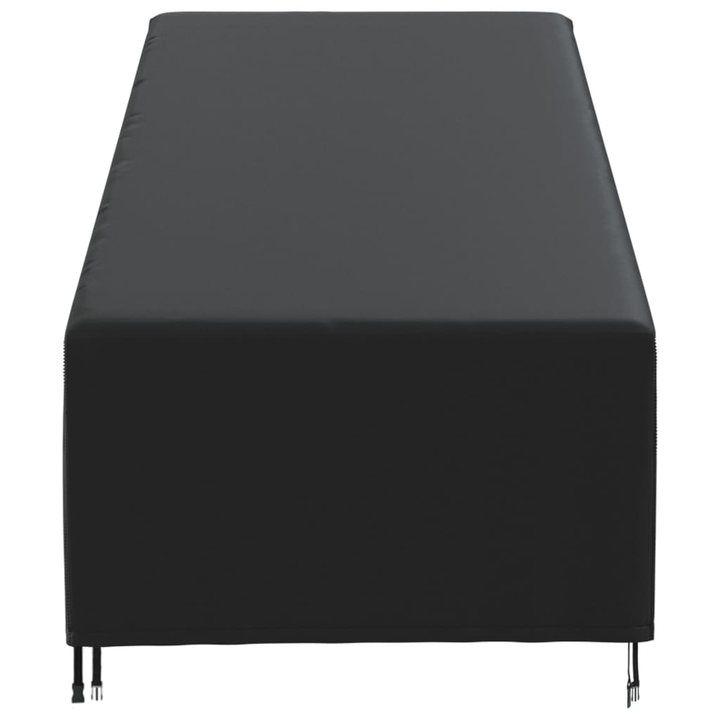 Copertura per Sdraio Nera 195x76x40/80 cm 420D Oxford