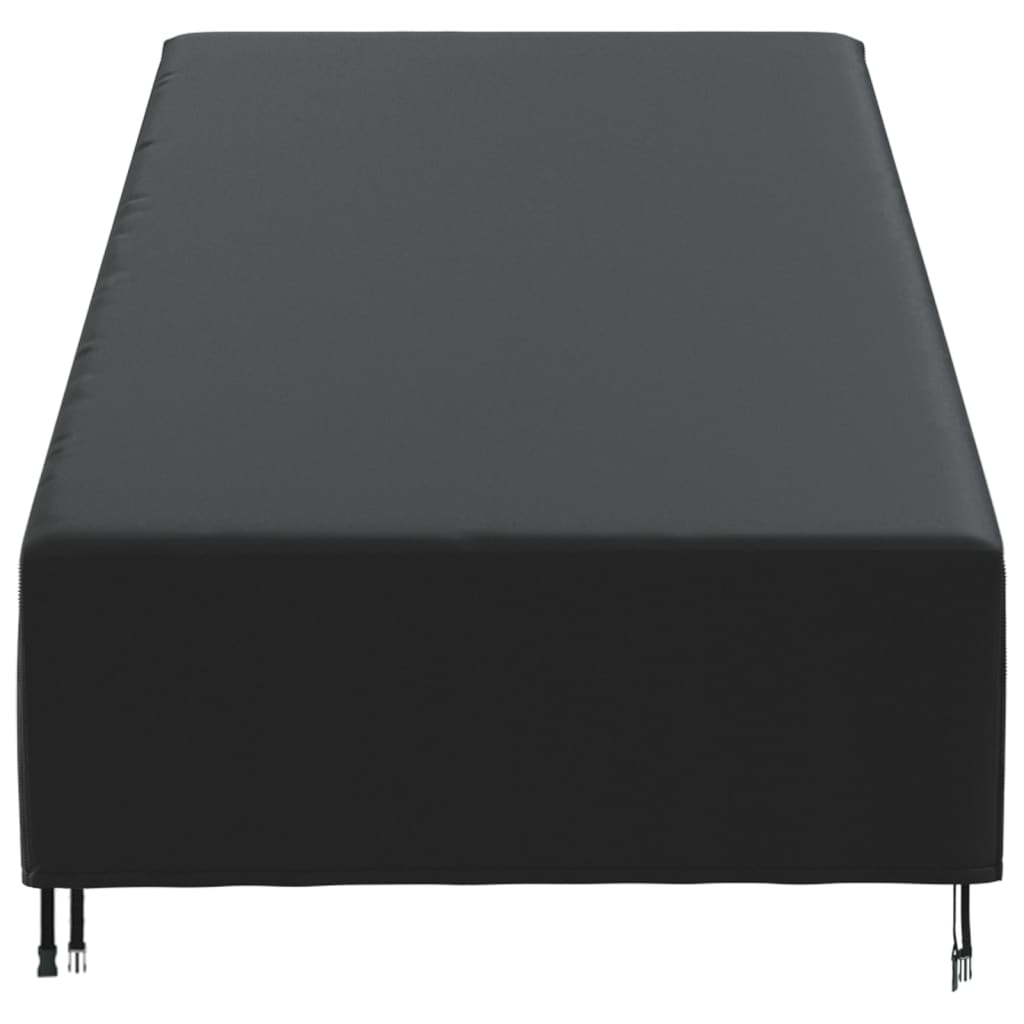 Copertura per Sdraio Nera 203x81x25/63 cm 420D Oxford