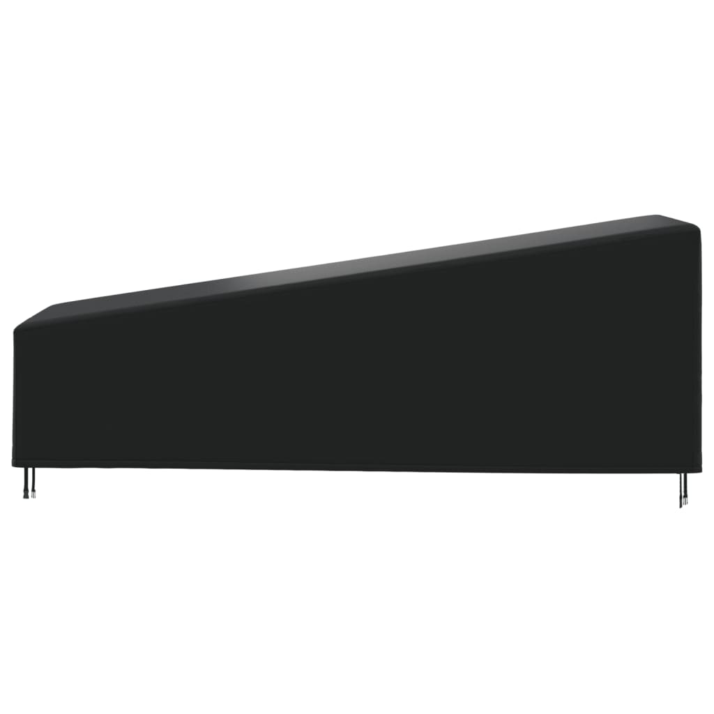 Copertura per Sdraio Nera 210x80x45/75 cm 420D Oxford