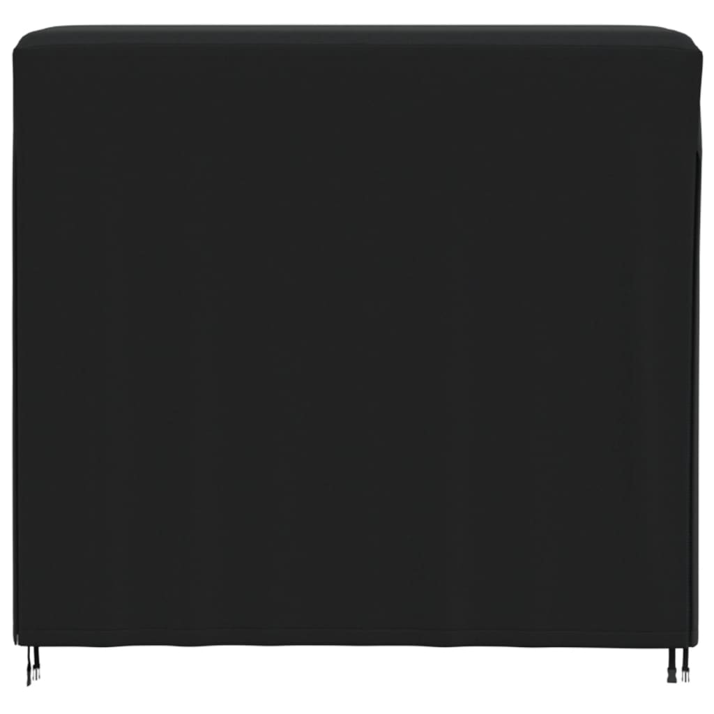 Copertura per Porta Legna Nera 122x61x106 cm 420D Oxford