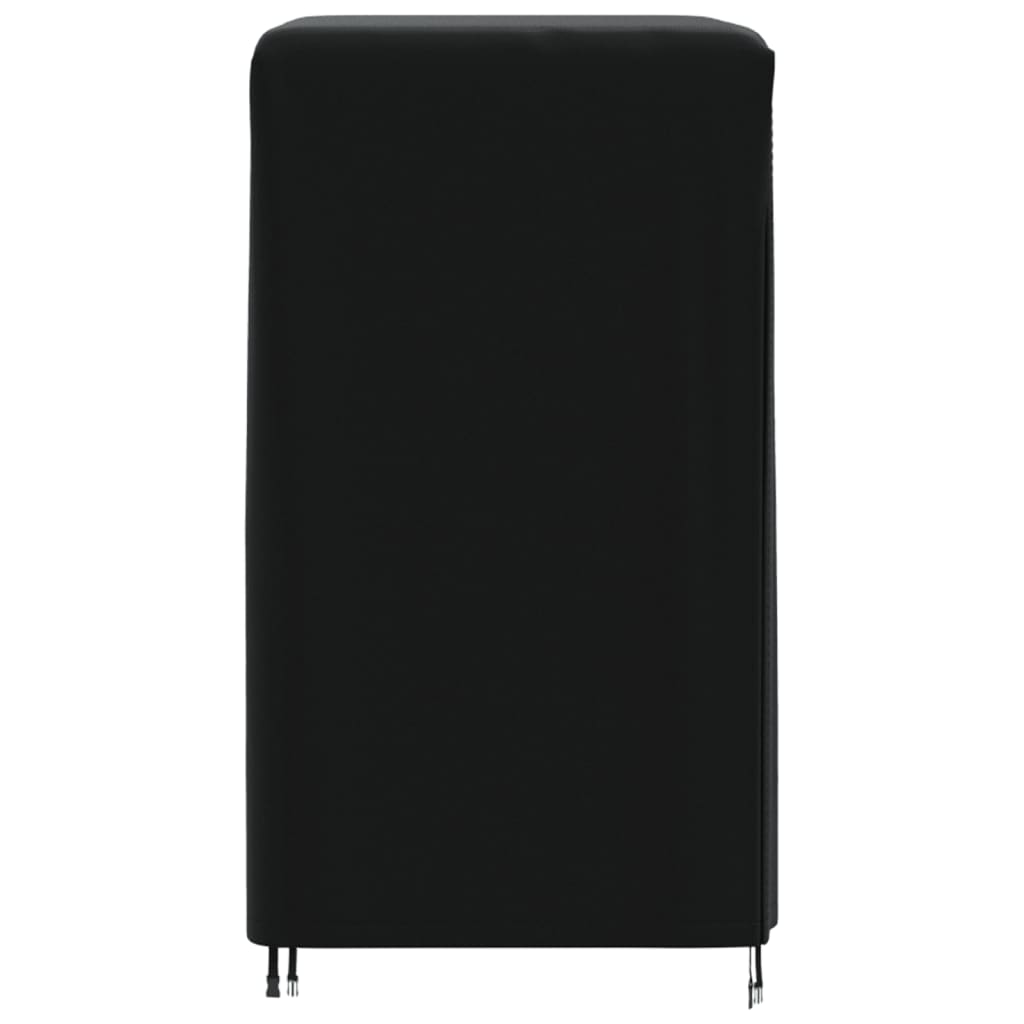 Copertura per Porta Legna Nera 122x61x106 cm 420D Oxford