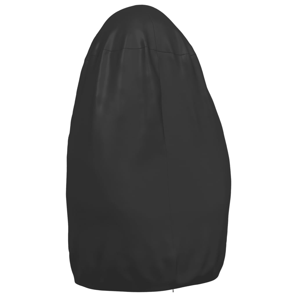 Copertura per Poltrona Sospesa Nera Ø 190x108 cm 420D Oxford