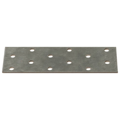 Piastre Forate 60 pz 2 mm 120x40 mm Acciaio Zincato