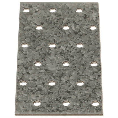 Piastre Forate 40 pz 2 mm 120x60 mm Acciaio Zincato