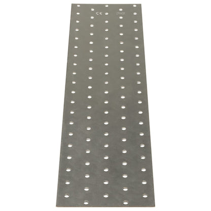 Piastre Forate 20 pz 2 mm 400x100 mm Acciaio Zincato