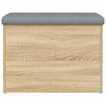 Panca Contenitore Rovere Sonoma 62x42x45 cm Legno Agglomerato