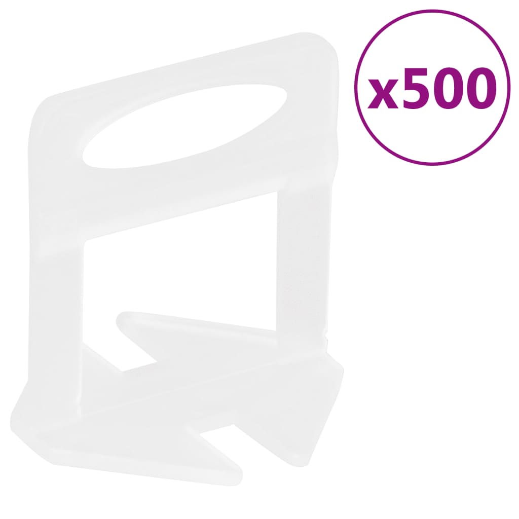 Sistema di Livellamento per Piastrelle 250 Cunei 500 Clip 1 mm