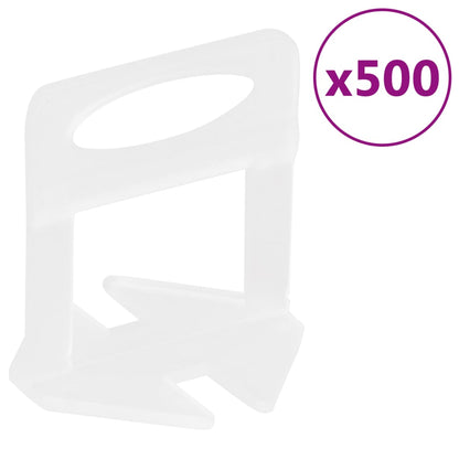 Sistema di Livellamento per Piastrelle 250 Cunei 500 Clip 2 mm