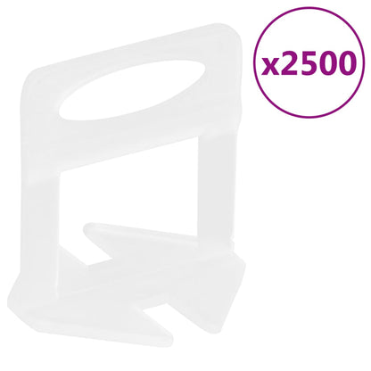Sistema di Livellamento per Piastrelle 500 Cunei 2500 Clip 2 mm