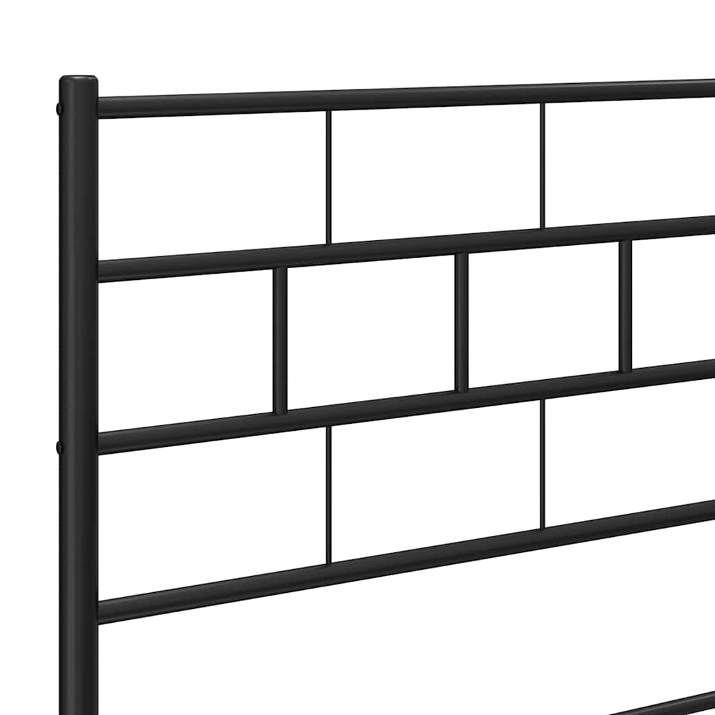 Testiera di Ricambio in Metallo Nero 75 cm