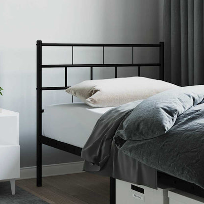 Testiera di Ricambio in Metallo Nero 80 cm