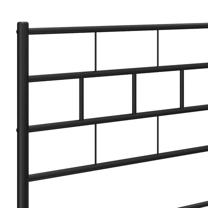 Testiera di Ricambio in Metallo Nero 90 cm