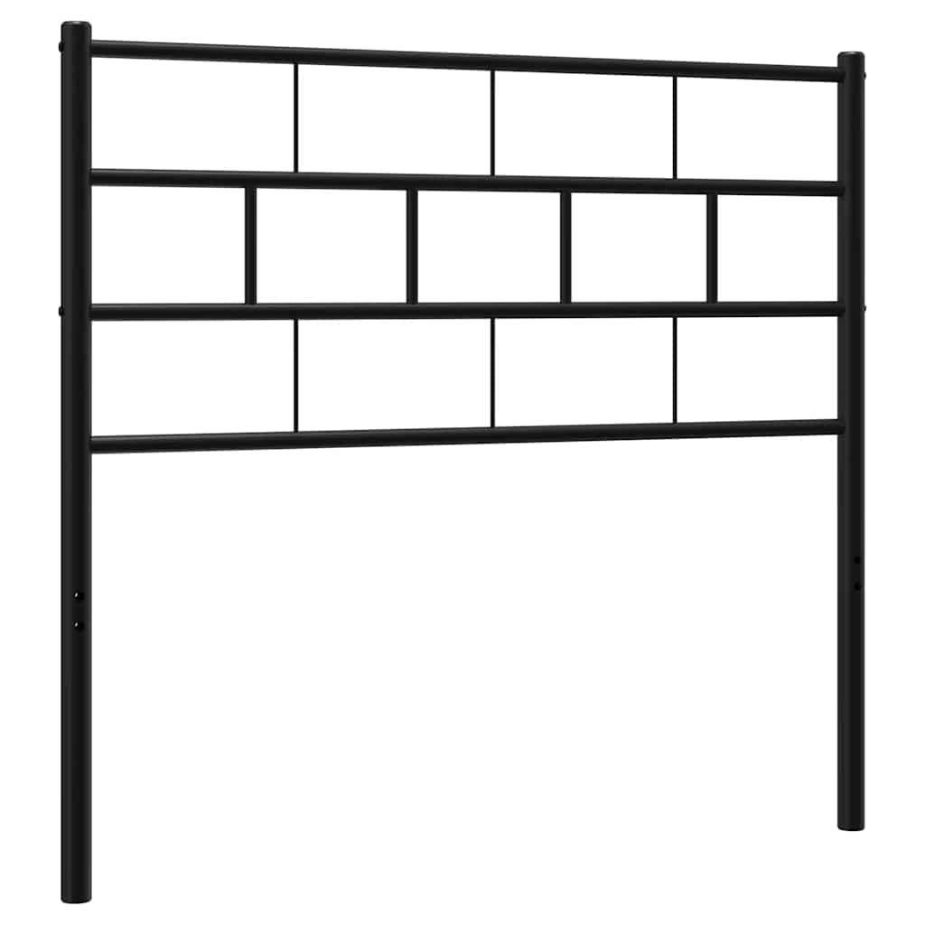 Testiera di Ricambio in Metallo Nero 100 cm