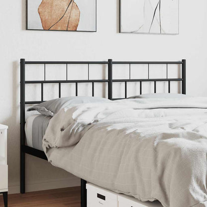 Testiera di Ricambio in Metallo Nero 140 cm