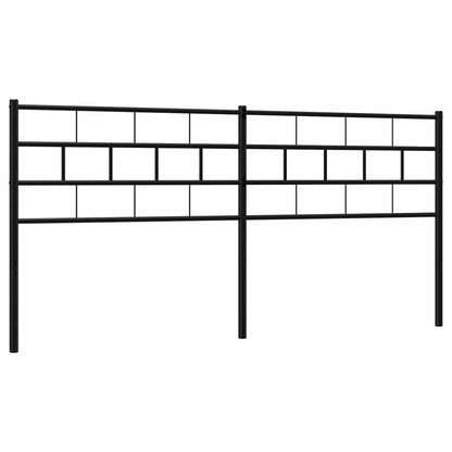 Testiera di Ricambio in Metallo Nero 160 cm