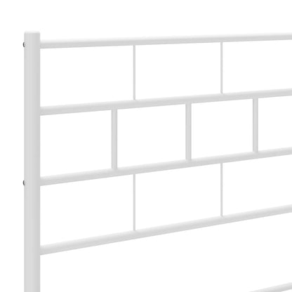 Testiera di Ricambio in Metallo Bianco 75 cm