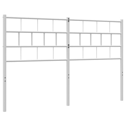 Testiera di Ricambio in Metallo Bianco 120 cm
