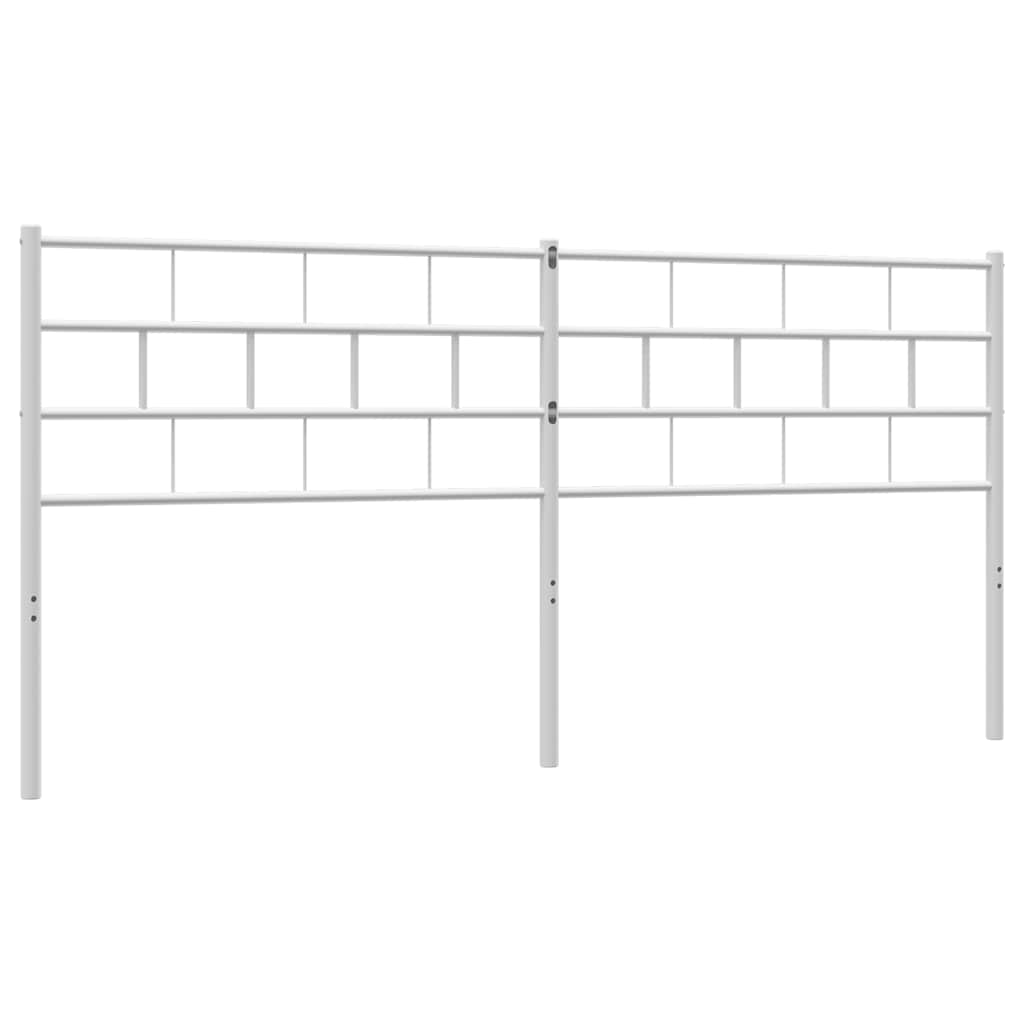 Testiera di Ricambio in Metallo Bianco 160 cm
