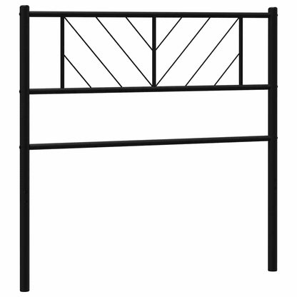 Testiera di Ricambio in Metallo Nero 75 cm