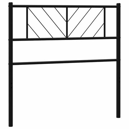 Testiera di Ricambio in Metallo Nero 100 cm