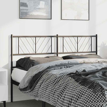 Testiera di Ricambio in Metallo Nero 135 cm