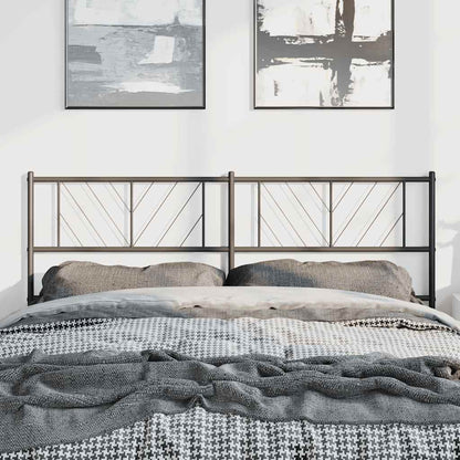 Testiera di Ricambio in Metallo Nero 150 cm